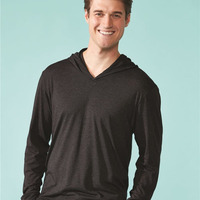 Unisex Triblend Hooded Long Sleeve Pullover