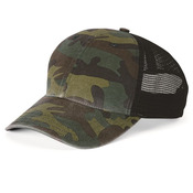 Washed Printed Trucker Cap