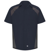 Short Sleeve Diamond Plate Shop Shirt