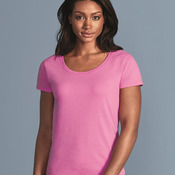 Softstyle® Women’s Deep Scoop Neck T-Shirt