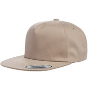 Unstructured Five-Panel Snapback Cap