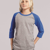 Heavy Cotton™ Youth Raglan Three-Quarter Sleeve T-Shirt