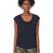 Melrose Organic Pima Cotton Scoop T-Shirt