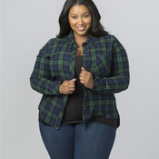 Women's Plus Size Flannel Shirt