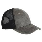 Faux Waxy Trucker Cap