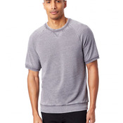 Coed Burnout French Terry Short Sleeve Sweatshirt