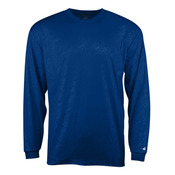 Line Embossed Long Sleeve T-Shirt