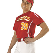 Girls' Fast-Pitch Crew Neck Jersey