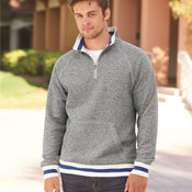 Peppered Fleece Quarter-Zip Sweatshirt