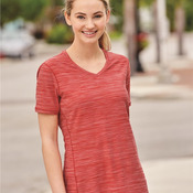 Women's Mèlange Tech V-Neck T-Shirt