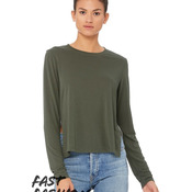 FWD Fashion Women's Side Slit Long Sleeve Tee