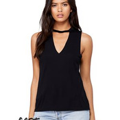 FWD Fashion Women's Flowy Cut Neck Tank