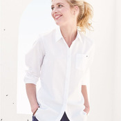 Women's New England Solid Oxford Shirt