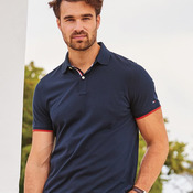 Sanders Tipped Cotton Piqué Polo