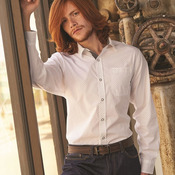Peached Poplin Long Sleeve Shirt