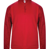 Sport Tonal Blend Fleece Long Sleeve Quarter-Zip Pullover