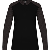 Women's Sport Tonal Blend Quarter-Zip Pullover