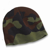 USA-Made Camouflage Knit Beanie