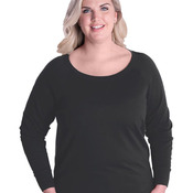 Women's Curvy Slouchy Pullover