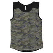 Men's Contrast Back Fine Jersey Tank