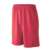 Youth Longer Length Wicking Mesh Athletic Shorts