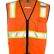 6 Pocket Contrast Class 2 Vest