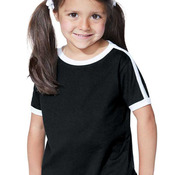 Toddler Retro Ringer Fine Jersey Tee