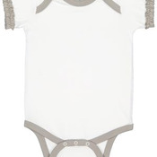 Infant Ruffle Fine Jersey Bodysuit