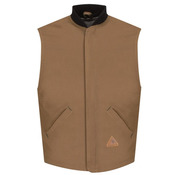 Brown Duck Vest Jacket Liner - EXCEL FR® ComforTouch