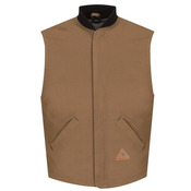 Brown Duck Vest Jacket Liner - EXCEL FR® ComforTouch® - Long Sizes