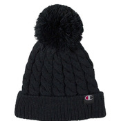 Limited Edition Cable Pom Beanie